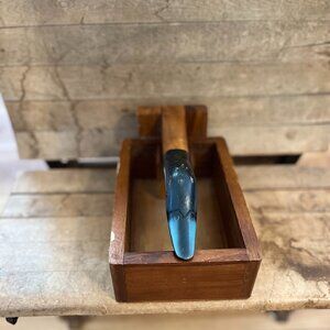 1950's Vintage Beautiful Maple Hand Painted Mallard Duck Nut Cracker